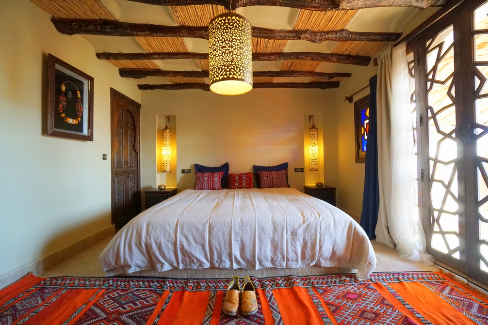 Moroccan riad in Sahara Desert