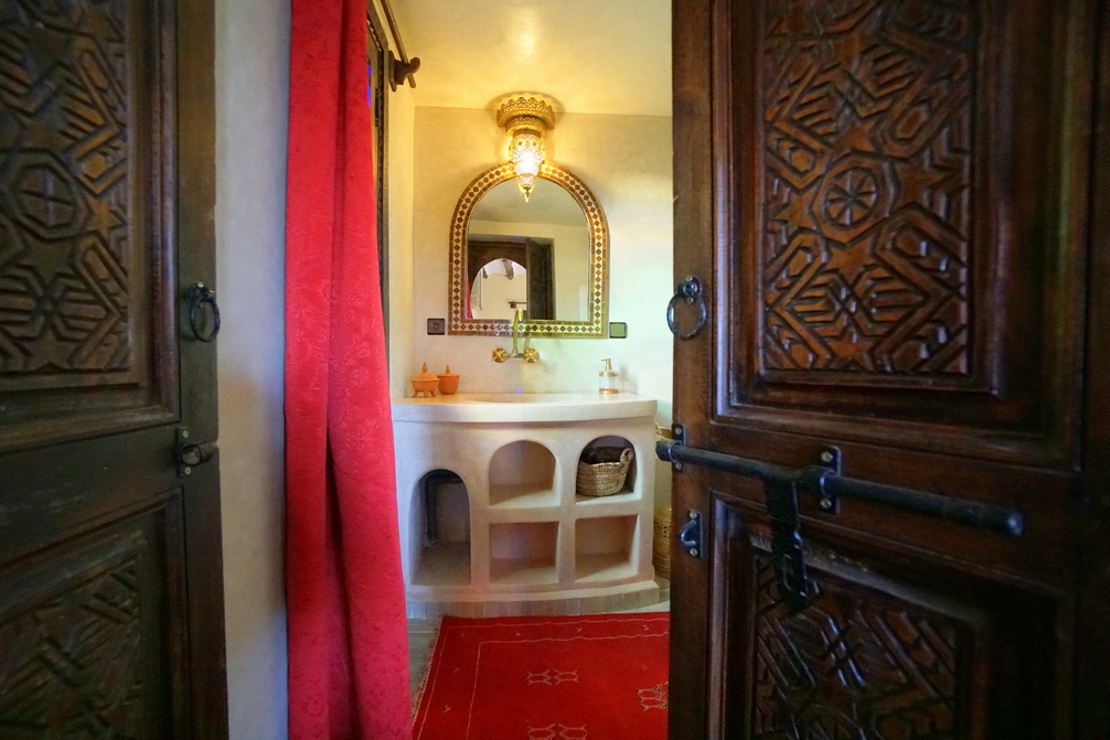 Moroccan riad in Sahara Desert